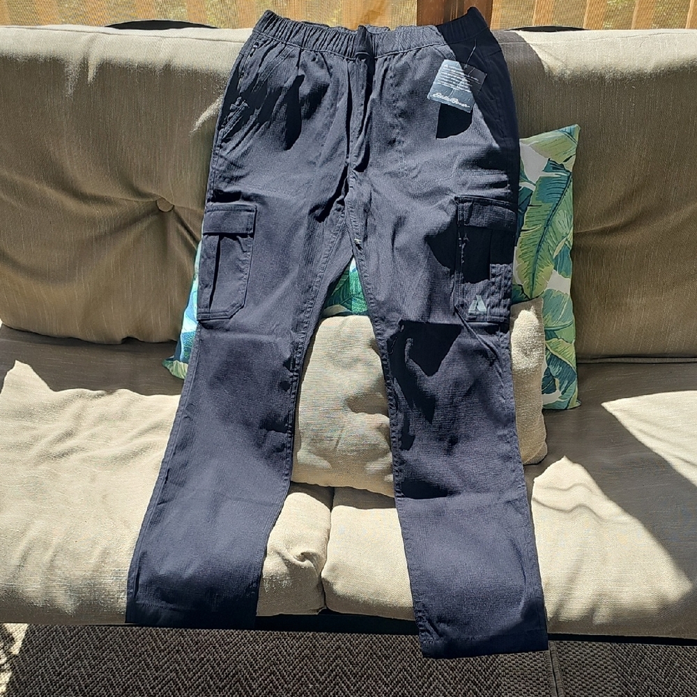 Eddie Bauer Women's Guide Ripstop Cargo Pants Black Size 6